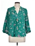Collective Concepts 100% Polyester Teal 3/4 Sleeve Blouse Size L - photo 1