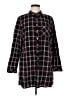 J.Jill 100% Cotton Plaid Black Long Sleeve Button-Down Shirt Size M - photo 1