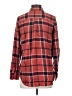 Hippie Rose Plaid Red Long Sleeve Button-Down Shirt Size S - photo 2