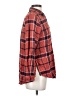 Hippie Rose Plaid Red Long Sleeve Button-Down Shirt Size S - photo 4