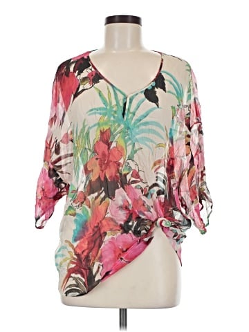 Tommy Bahama 3/4 Sleeve Silk Top (view 1)