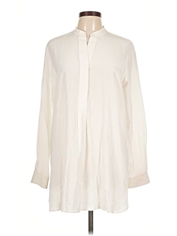 Joseph Long Sleeve Silk Top (view 1)