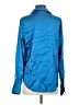 Glam Metallic Blue Long Sleeve Blouse Size S - photo 2