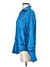 Glam Metallic Blue Long Sleeve Blouse Size S - photo 5