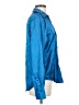 Glam Metallic Blue Long Sleeve Blouse Size S - photo 4