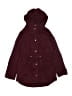 Old Navy 100% Cotton Solid Burgundy Coat Size 14 - photo 1