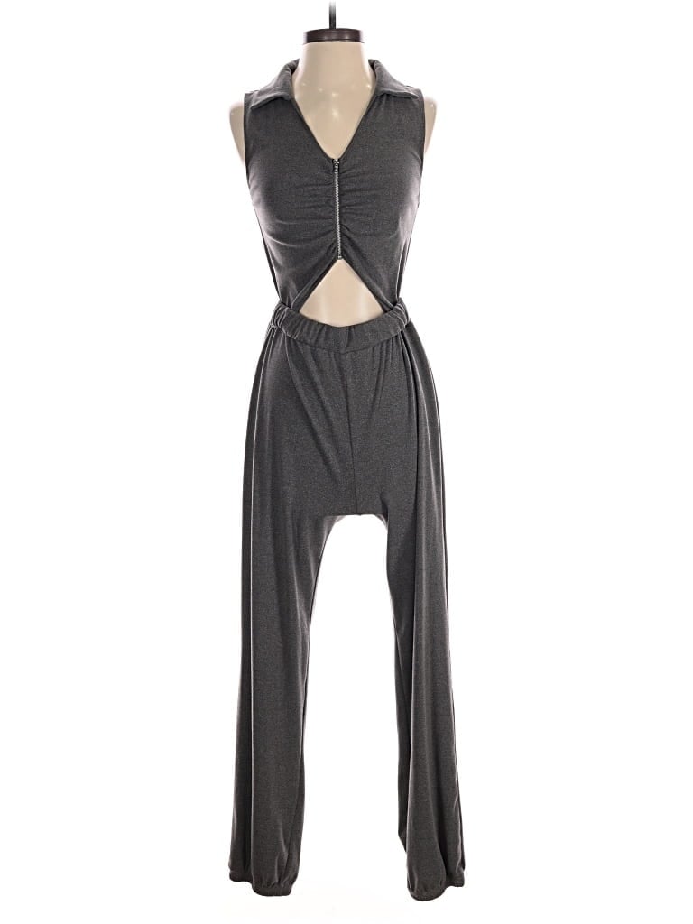 Pre-owned Kittenish Jumpsuit In Gray