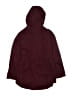 Old Navy 100% Cotton Solid Burgundy Coat Size 14 - photo 2