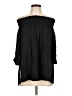 Theory 100% Silk Black 3/4 Sleeve Silk Top Size L - photo 1