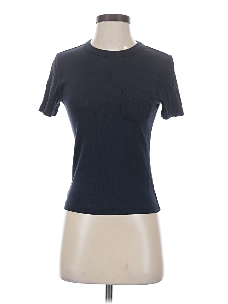 Click to view more detailed imagery on our partner's website Pre-owned Veronica Beard Short Sleeve T-shirt In Blue