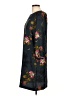 Ann Taylor 100% Polyester Floral Black Casual Dress Size 12 - photo 5