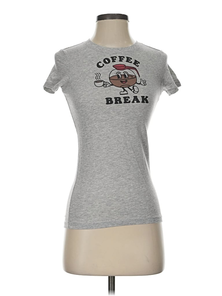 Pre-owned Aéropostale Short Sleeve T-shirt In Gray