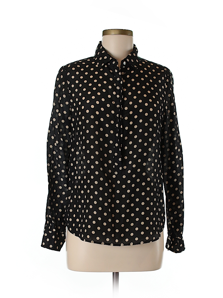 j crew polka dot blouse