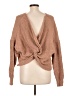 Love J 100% Polyester Tan Pullover Sweater Size L - photo 2