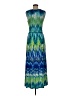 Sandra Darren Tie-dye Blue Casual Dress Size 6 - photo 2