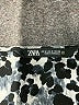 Zara Animal Print Black Casual Dress Size M - photo 7