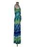 Sandra Darren Tie-dye Blue Casual Dress Size 6 - photo 4