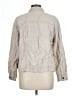 J.Jill Solid Gray Jacket Size L - photo 2
