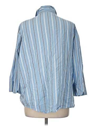 Only 3/4 Sleeve Button-Down Shirt (view 2)