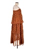 Forever 21 100% Polyester Polka Dots Brown Casual Dress Size L - photo 4