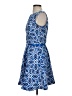 DressBarn Paisley Blue Casual Dress Size 4 - photo 5