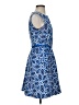 DressBarn Paisley Blue Casual Dress Size 4 - photo 4