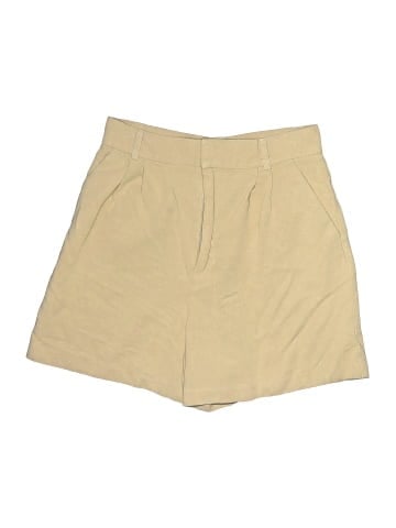 Zara Khaki Shorts (view 1)