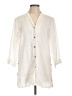 Foxcroft Ivory 3/4 Sleeve Button-Down Shirt Size 12 - photo 1