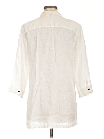 Foxcroft 3/4 Sleeve Button-Down Shirt (view 2)