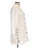 Foxcroft Ivory 3/4 Sleeve Button-Down Shirt Size 12 - photo 4