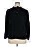 Ann Taylor 100% Polyester Black Long Sleeve Blouse Size XL - photo 1