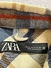 Zara Plaid Blue Coat Size M - photo 6