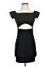 Privy Solid Black Cocktail Dress Size S - photo 1