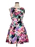 Spense Tropical Purple Cocktail Dress Size 14 - photo 1