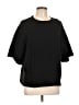Forever 21 Solid Black 3/4 Sleeve T-Shirt Size L - photo 1