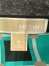 MICHAEL Michael Kors 100% Polyester Print Teal Casual Dress Size M - photo 4