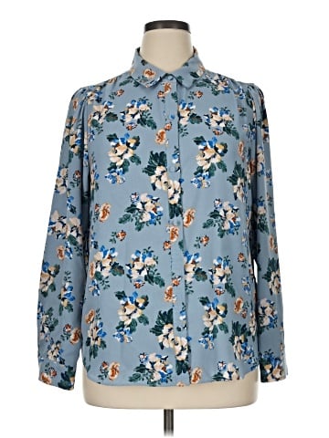 LC Lauren Conrad Long Sleeve Blouse (view 1)
