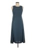 Ann Taylor 100% Polyester Houndstooth Blue Casual Dress Size M - photo 1
