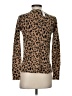 J.Crew 100% Cashmere Animal Print Brown Cashmere Pullover Sweater Size XS - photo 2
