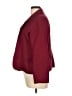 Chico's Chevron-herringbone Burgundy Blazer Size Lg (2) - photo 5