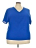 2 Hearts Blue Short Sleeve Top Size 2X (estimated) - photo 1