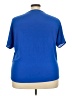 2 Hearts Blue Short Sleeve Top Size 2X (estimated) - photo 2