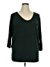 Laila Jayde Green 3/4 Sleeve Top Size XL - photo 1