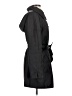 Dennis by Dennis Basso 100% Polyester Black Trenchcoat Size S - photo 4