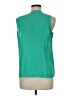 Ann Taylor 100% Polyester Green Sleeveless Blouse Size 8 - photo 2