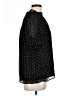 J.Crew Polka Dots Black Short Sleeve Blouse Size L - photo 4