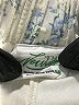 New In 100% Rayon Floral Green Ivory Skort Size L - photo 3
