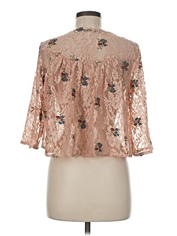 Zara Basic 3/4 Sleeve Blouse (view 2)