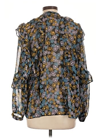 Topshop Long Sleeve Blouse (view 2)