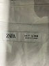 Zara Solid White Long Sleeve Button-Down Shirt Size 7 - photo 3